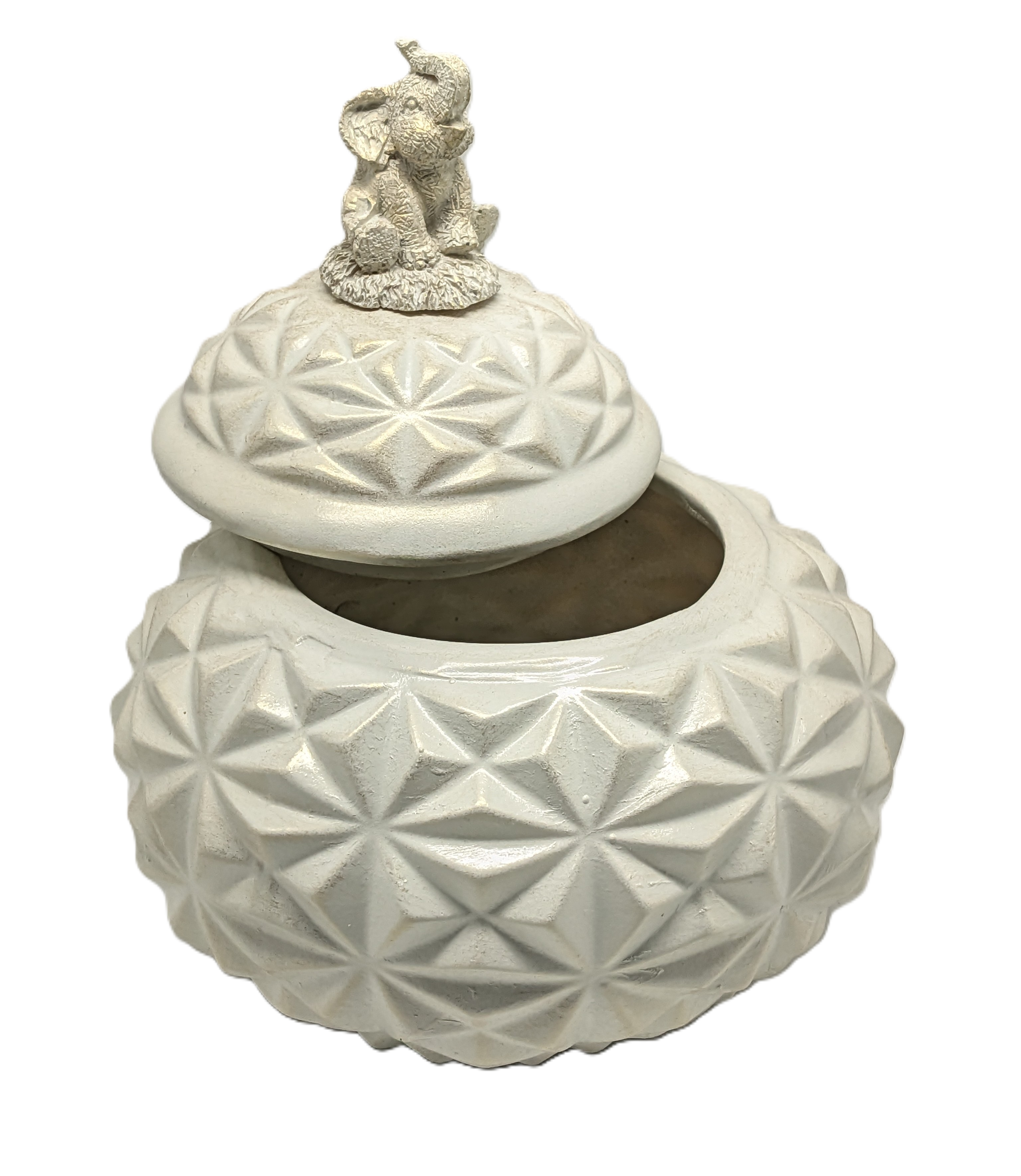 Faceted Short Pot