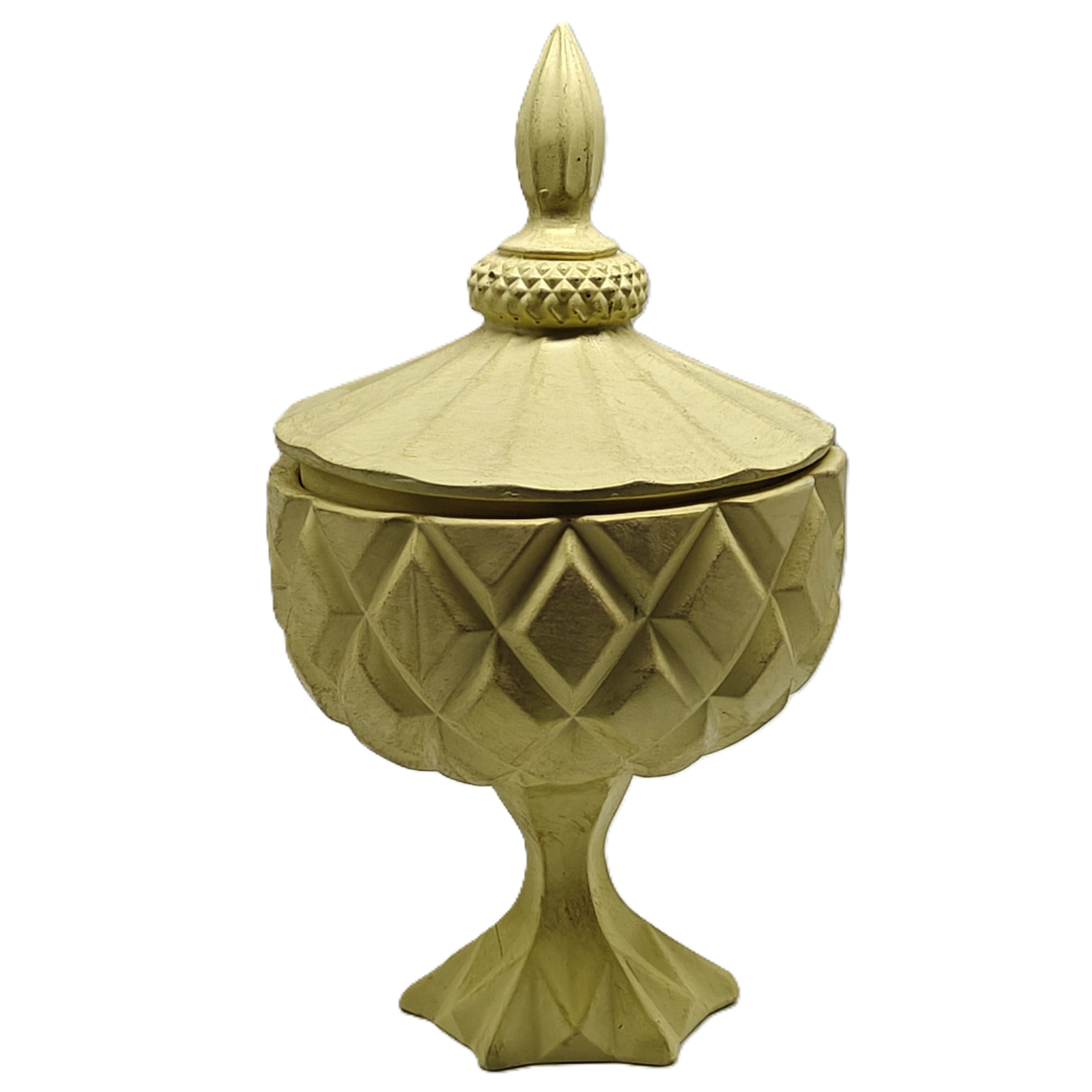 Ornamental Faceted Pot