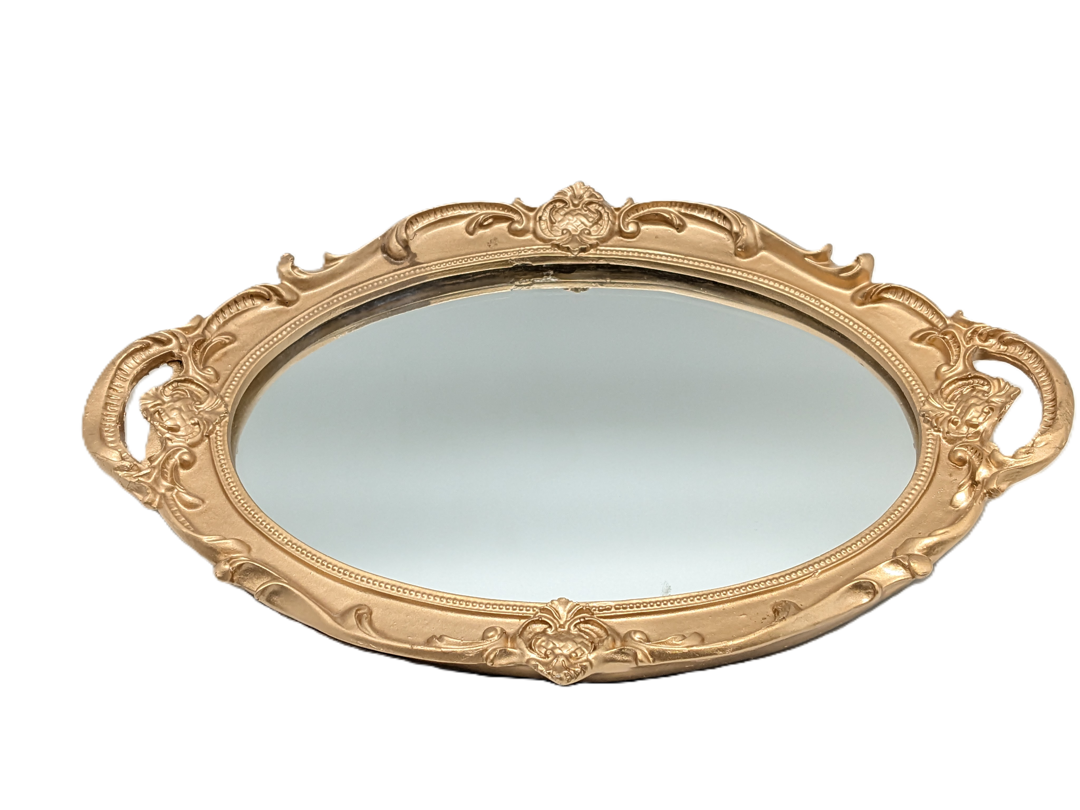 Ornamental Oval Mirror